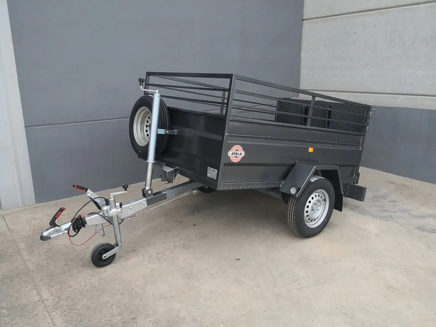 022222c84651c25ce44b0d76c1020673 Remolque portamaquinaria industrial basculante - 750kg - Imagen 1