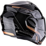 Casco abatible Scorpion Exo Tech Evo negro/cobre ML - Imagen 3