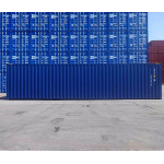 Contenedor marítimo 40 pies High Cube Azul RAL 5013 - Imagen 4