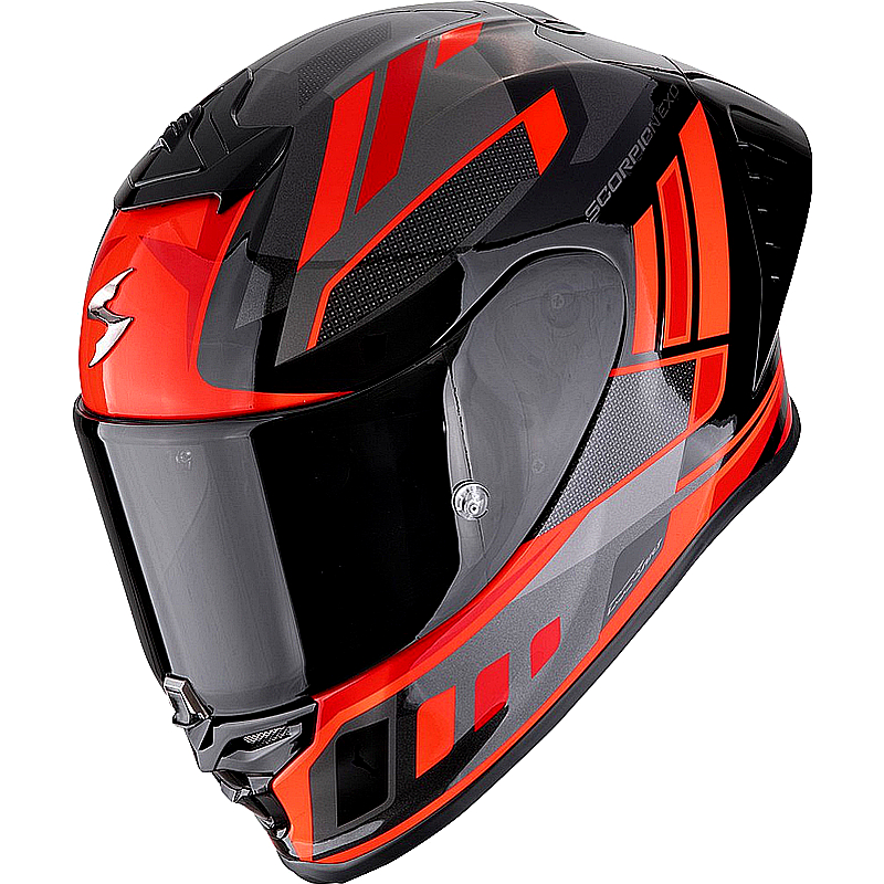 15fa430f28f0a7500212a95f4afcbc8f Casco integral Scorpion Exo R1 Evo II Air negro/plata/rojo - Imagen 1