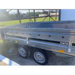 Remolque plataforma abatible Martz - 254x153cm - 750kg - 2 ejes - Imagen 2