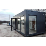 Contenedor oficina 3 x 6 m galvanizado aislado - Imagen 4