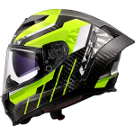 LS2 FF807 Dragon Trax Hi Vis Carbon - Imagen 2