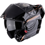Casco abatible Scorpion Exo Tech Evo negro/cobre ML - Imagen 2