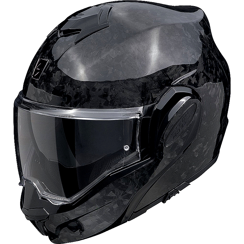 3cf8d94215b22d0080fe233ad85af604 Casco abatible Scorpion Exo Tech Carbon Onyx - Imagen 1