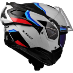 Casco abatible LS2 FF910 Advant II Carbon blanco/azul/rojo - Imagen 11