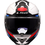 Casco abatible LS2 FF910 Advant II Carbon blanco/azul/rojo - Imagen 7