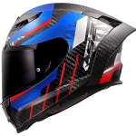 LS2 FF807 Dragon Carbon azul/rojo - Imagen 3