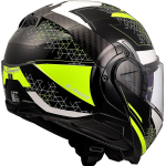Casco abatible LS2 FF910 Advant II Carbon negro-amarillo - Imagen 5
