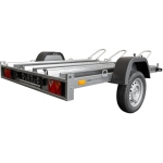 Remolque portamotos basculante Unitrailer Moto 3 - Imagen 9