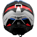 Casco abatible LS2 FF910 Advant II Carbon blanco/azul/rojo - Imagen 4