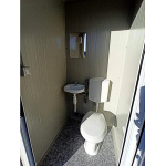 Módulo sanitario S1 con lavabo y WC - Imagen 6