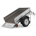 Remolque Brenderup 1150 S - 500kg - con extensiones de malla