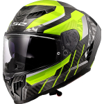 LS2 FF807 Dragon Trax Hi Vis Carbon