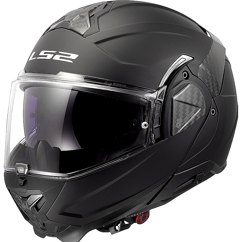 af2c99caa8086834414d12415ce79863 Casco abatible LS2 FF910 Advant II Carbon Mate Negro - Imagen 1