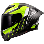 LS2 FF807 Dragon Trax Hi Vis Carbon - Imagen 3