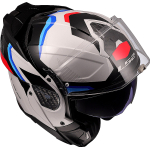 Casco abatible LS2 FF910 Advant II Carbon blanco/azul/rojo - Imagen 12