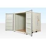 Contenedor de envío 10 pies blanco RAL 9003 - Imagen 2