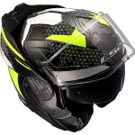 Casco abatible LS2 FF910 Advant II Carbon negro-amarillo - Imagen 9