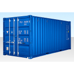 Contenedor autoservicio 20 pies azul RAL 5010 - Imagen 5
