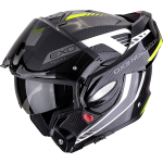 Casco abatible Scorpion Exo-Tech Carbon negro/amarillo ML - Imagen 2