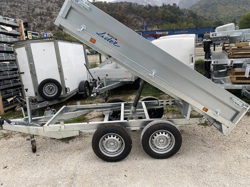 e7306d4fdc7ddad24765075353e2aaf7 Remolque volquete hidráulico Lider 39600 - 256x148cm - 2500kg - Imagen 1