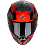 Casco integral Scorpion Exo R1 Evo II Air negro/plata/rojo - Imagen 3