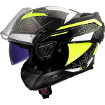 Casco abatible LS2 FF910 Advant II Carbon negro-amarillo - Imagen 12